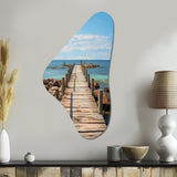 Pier And Dock Rustic II - Asymmetric Metal Wall Art