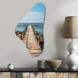 Pier And Dock Rustic II - Asymmetric Metal Wall Art