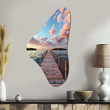 Pier And Dock Tranquil I - Asymmetric Metal Wall Art