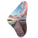 Pier And Dock Tranquil I - Asymmetric Metal Wall Art