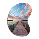 Pier And Dock Tranquil I - Asymmetric Metal Wall Art