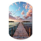 Pier And Dock Tranquil I - Asymmetric Metal Wall Art