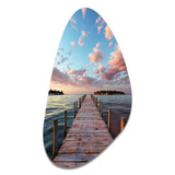 Pier And Dock Tranquil I - Asymmetric Metal Wall Art