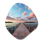 Pier And Dock Tranquil I - Asymmetric Metal Wall Art