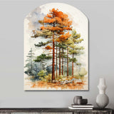 Pine Tree Majestic Ponderosa II - Asymmetric Metal Wall Art