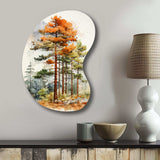 Pine Tree Majestic Ponderosa II - Asymmetric Metal Wall Art