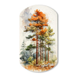 Pine Tree Majestic Ponderosa II - Asymmetric Metal Wall Art