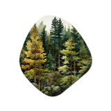 Pine Tree Symphony I - Asymmetric Metal Wall Art