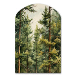 Pine Tree Symphony II - Asymmetric Metal Wall Art