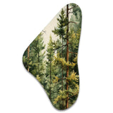 Pine Tree Symphony II - Asymmetric Metal Wall Art