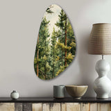 Pine Tree Symphony II - Asymmetric Metal Wall Art