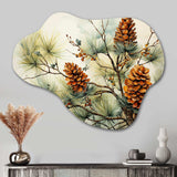 Pine Tree Pine Beauty II - Asymmetric Metal Wall Art