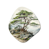 Pine Tree Resilience - Asymmetric Metal Wall Art