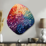 Colorful Forest Harmoney Forest II - Asymmetric Metal Wall Art