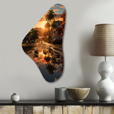 Puerto Rico Landscape - Asymmetric Metal Wall Art