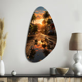 Puerto Rico Landscape - Asymmetric Metal Wall Art