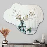 Reflections And Simplicity Vase II - Asymmetric Metal Wall Art