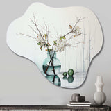 Reflections And Simplicity Vase II - Asymmetric Metal Wall Art