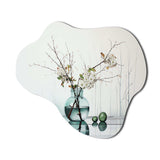 Reflections And Simplicity Vase II - Asymmetric Metal Wall Art