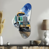 Heavy Duty Semi Truck I - Asymmetric Metal Wall Art