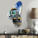 Heavy Duty Semi Truck I - Asymmetric Metal Wall Art