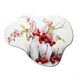 Cherry Simplicity - Asymmetric Metal Wall Art