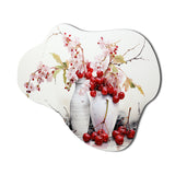 Cherry Simplicity - Asymmetric Metal Wall Art