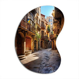 Spain Gothic Quarter In Barcelone - Asymmetric Metal Wall Art