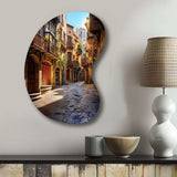 Spain Gothic Quarter In Barcelone - Asymmetric Metal Wall Art