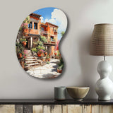 Spanish Hacienda Fauvism I - Asymmetric Metal Wall Art