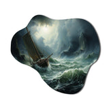 Stormy Seas Beauty III - Asymmetric Metal Wall Art