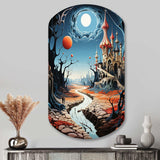 Surrealism Dalis Wonderland - Asymmetric Metal Wall Art