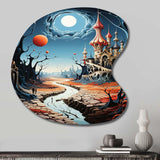 Surrealism Dalis Wonderland - Asymmetric Metal Wall Art