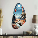 Surrealism Dalis Wonderland - Asymmetric Metal Wall Art