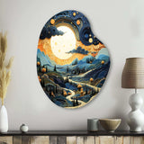 Surrealism Dreamscapes River II - Asymmetric Metal Wall Art