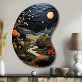 Surrealism Dreamscapes A Surrealist - Asymmetric Metal Wall Art