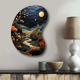 Surrealism Dreamscapes A Surrealist - Asymmetric Metal Wall Art