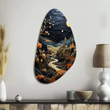 Surrealism Dreamscapes A Surrealist - Asymmetric Metal Wall Art