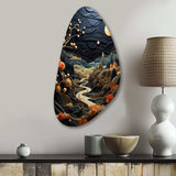 Surrealism Dreamscapes A Surrealist - Asymmetric Metal Wall Art