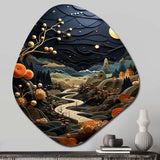 Surrealism Dreamscapes A Surrealist - Asymmetric Metal Wall Art