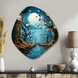 Surrealism Melting Clocks Surreal - Asymmetric Metal Wall Art