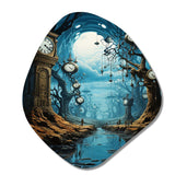 Surrealism Melting Clocks Surreal - Asymmetric Metal Wall Art