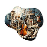 Surrealism Surreal Music Symphony - Asymmetric Metal Wall Art