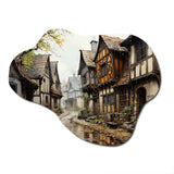 Sweden Visby Medieval Charm - Asymmetric Metal Wall Art