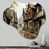 Sweden Visby Medieval Charm - Asymmetric Metal Wall Art