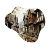 Sweden Visby Medieval Charm - Asymmetric Metal Wall Art