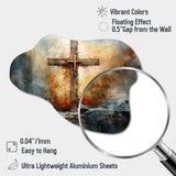 Cross A Powerful Symbol - Asymmetric Metal Wall Art