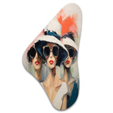 Fashion Hats Collection V - Asymmetric Metal Wall Art