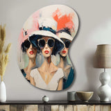 Fashion Hats Collection V - Asymmetric Metal Wall Art