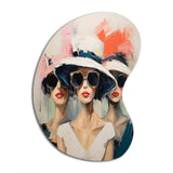 Fashion Hats Collection V - Asymmetric Metal Wall Art